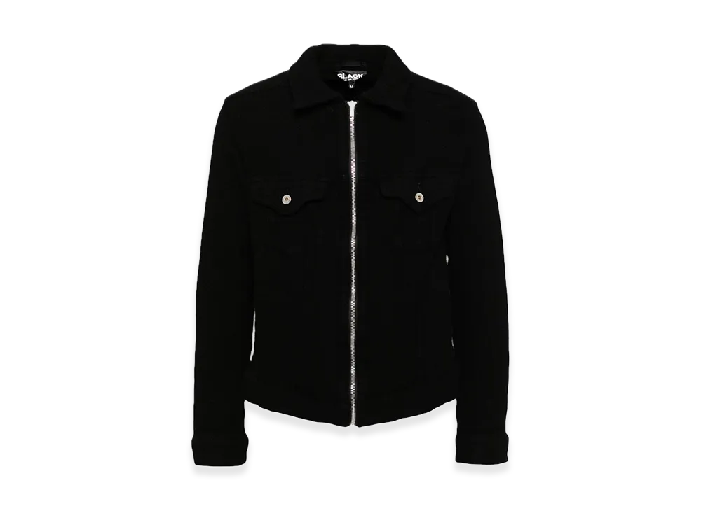 BLACK COMME des GARCONS Zip-Up Jacket "Black"