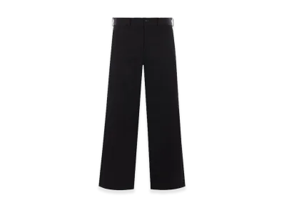 BLACK COMME des GARCONS Cropped Straight Pants "Black"