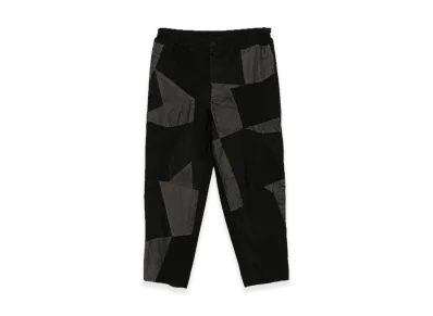 BLACK COMME des GARCONS Gabardine Patchwork Pants "Black"