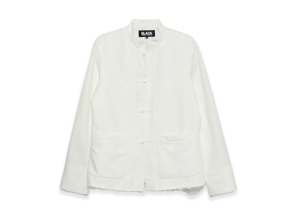BLACK COMME des GARCONS Stand Collar Jacket "Black"
