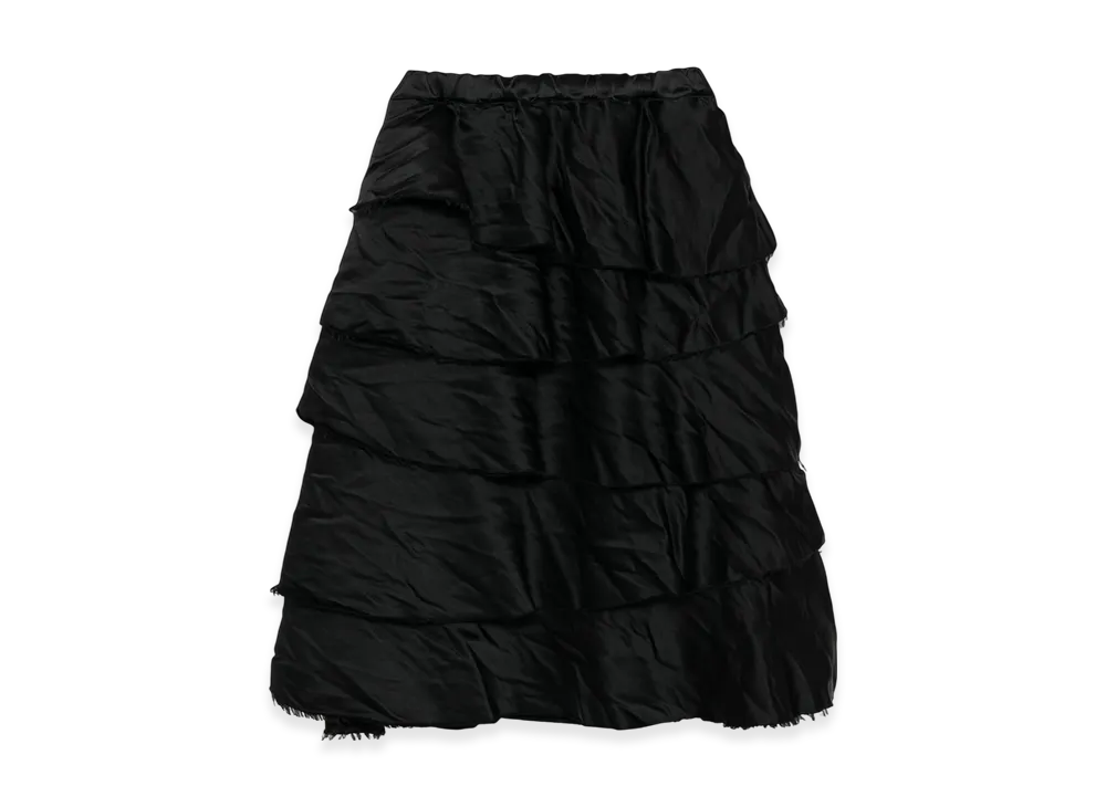 BLACK COMME des GARCONS Layered Skirt "Black"