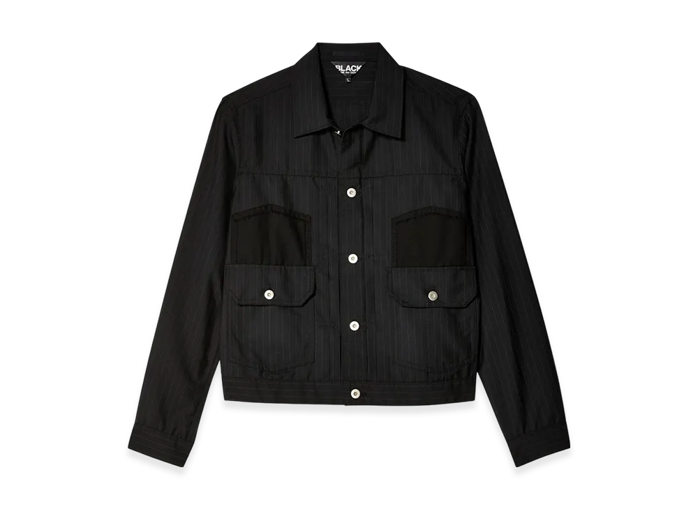 BLACK COMME des GARCONS Stripe Shirt "Black"