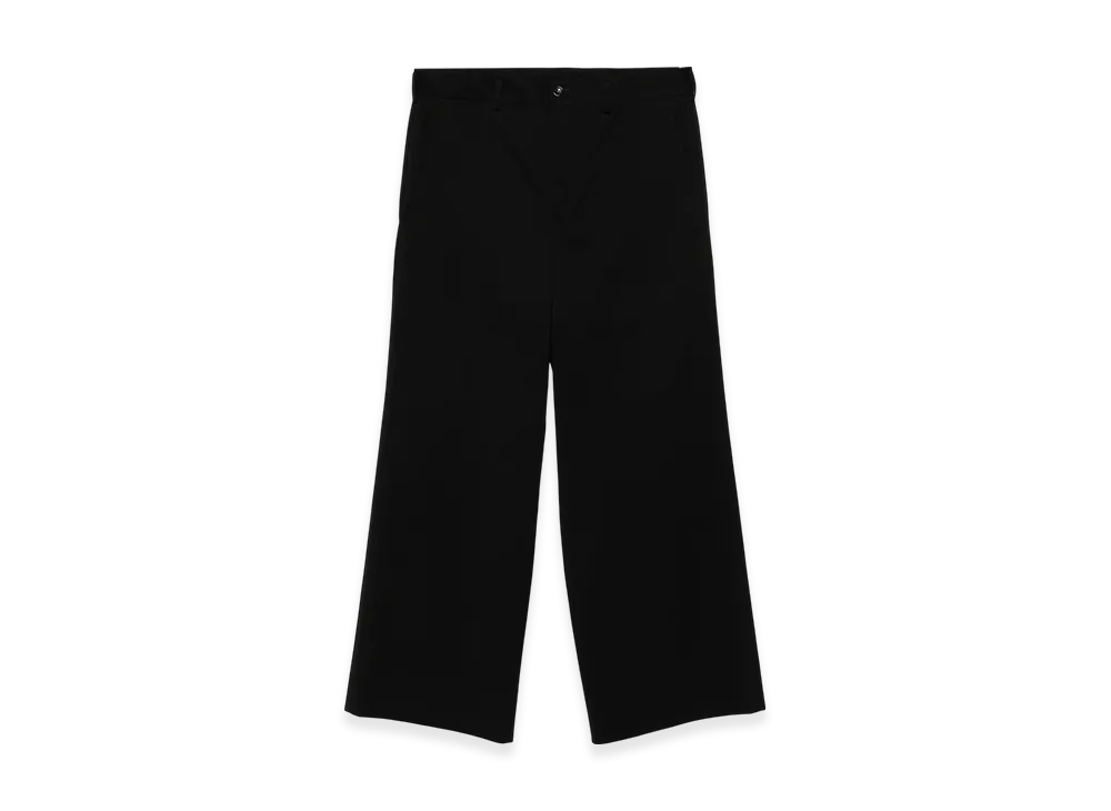 BLACK COMME des GARCONS Twill Pants "Black"