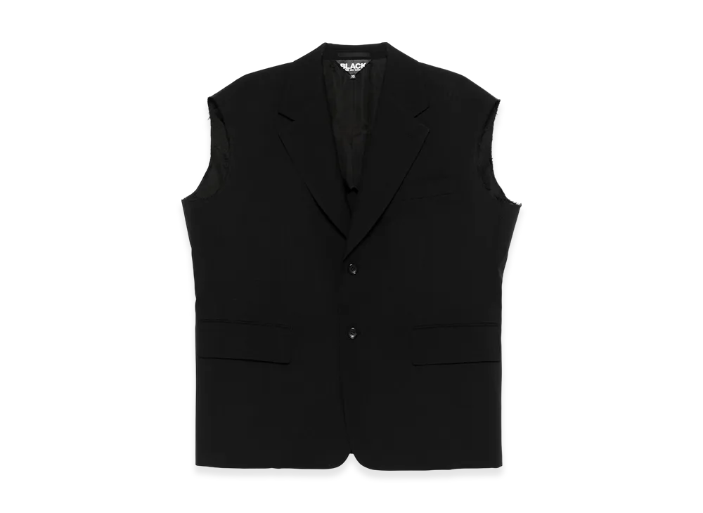 BLACK COMME des GARCONS Sleeveless Jacket "Gray"