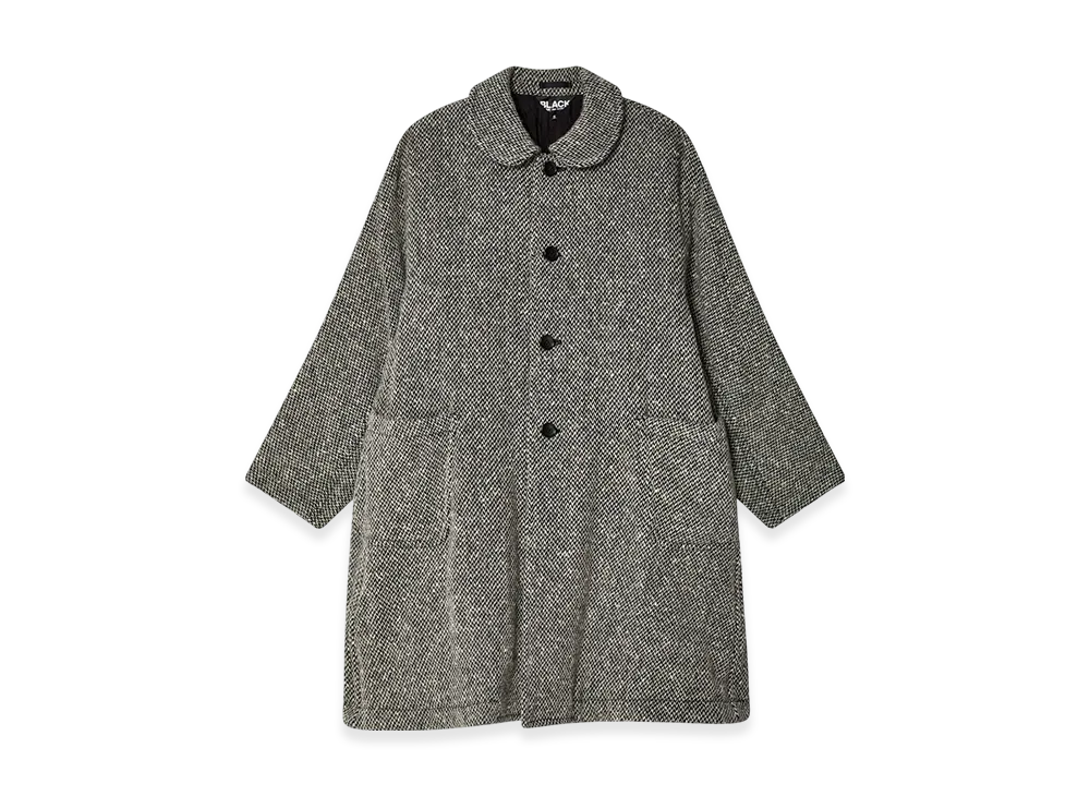 BLACK COMME des GARCONS Herringbone Single Coat "Black"