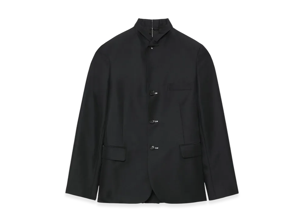 BLACK COMME des GARCONS Layered Single Jacket "Black"