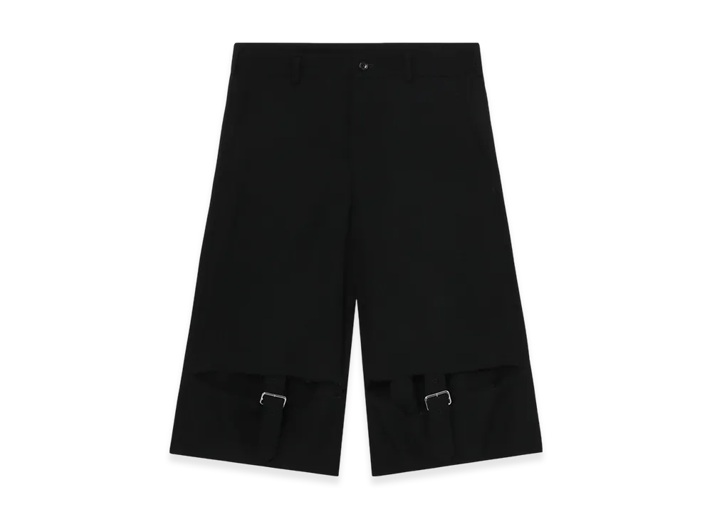 BLACK COMME des GARCONS Buckle Shorts "Black"