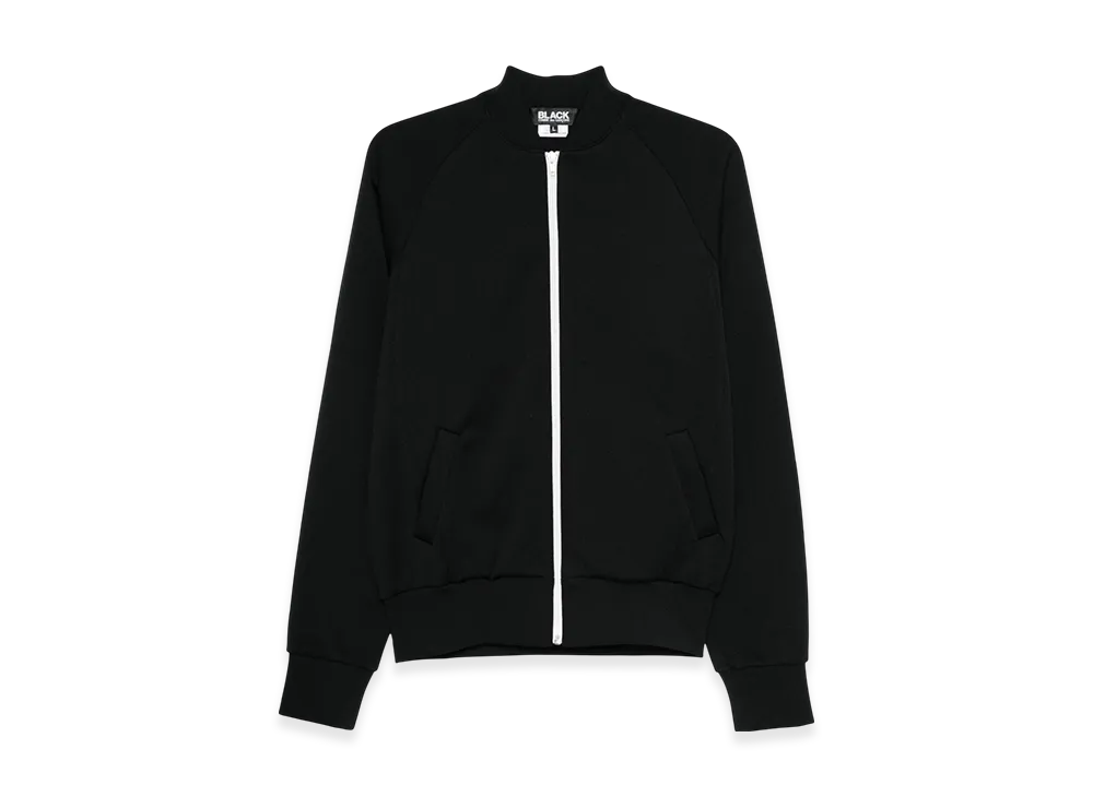 BLACK COMME des GARCONS Zip-Up Sweatshirt "Black"
