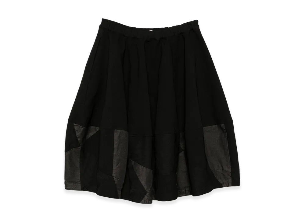 BLACK COMME des GARCONS Patchwork Skirt "Black"