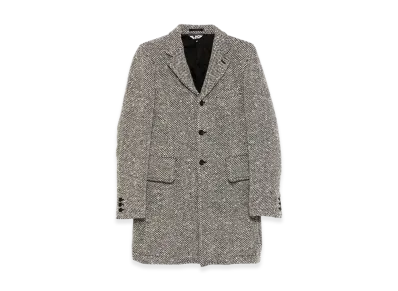 BLACK COMME des GARCONS Herringbone Single Coat "Black"