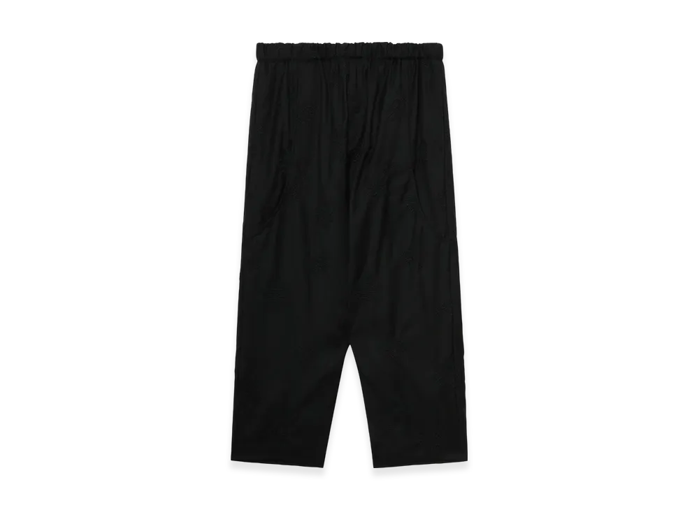BLACK COMME des GARCONS Cropped Sarouel Pants "Black"