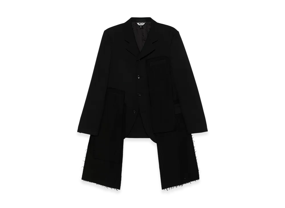 BLACK COMME des GARCONS Deconstructed Jacket "White"