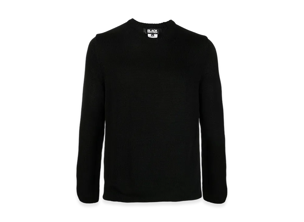 BLACK COMME des GARCONS Reversible Pullover "Black"