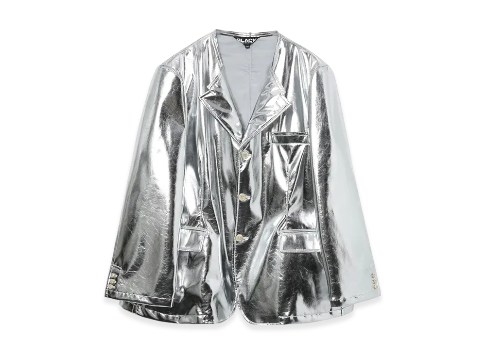 BLACK COMME des GARCONS Metallic Single Jacket "Black"