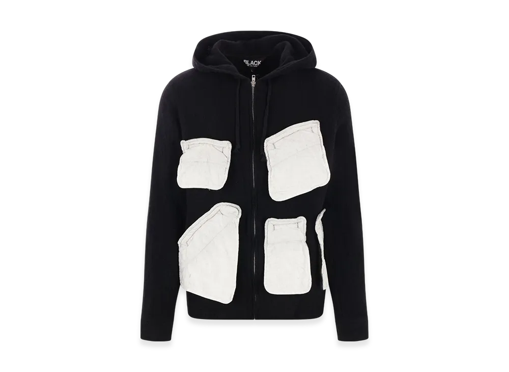 BLACK COMME des GARCONS Flap Pocket Parka "Black"