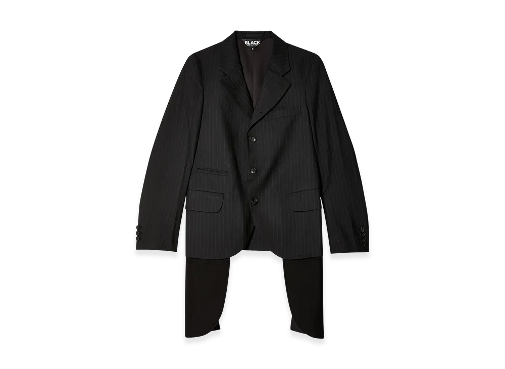 BLACK COMME des GARCONS Stripe Jacket "White"