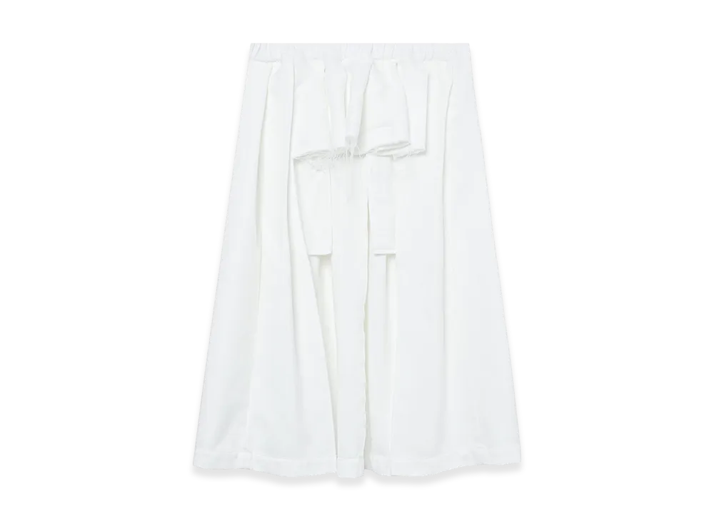 BLACK COMME des GARCONS Ruffle Pleated Skirt "Black"