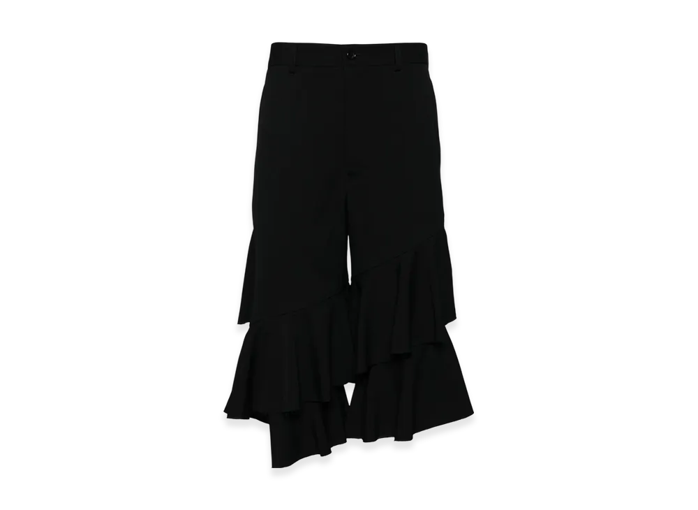 BLACK COMME des GARCONS Ruffle Shorts "Black"
