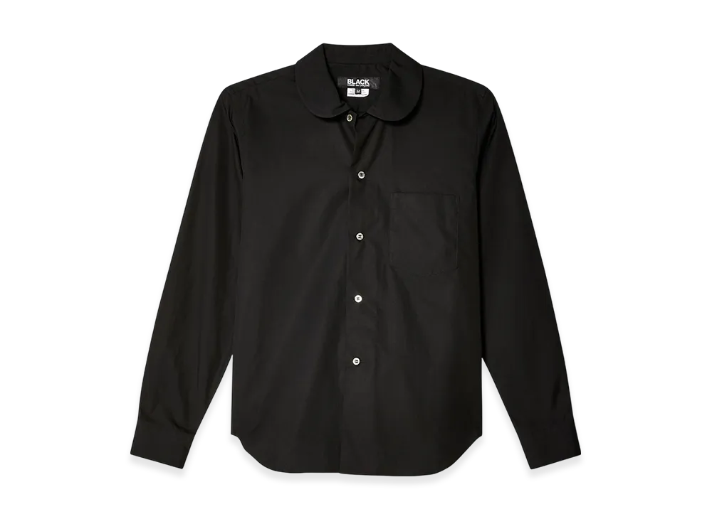 BLACK COMME des GARCONS Cotton Shirt "Black"