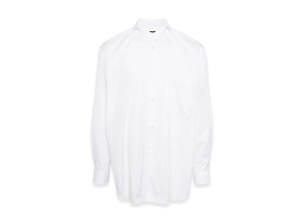 BLACK COMME des GARCONS Cotton Poplin Shirt "Red"