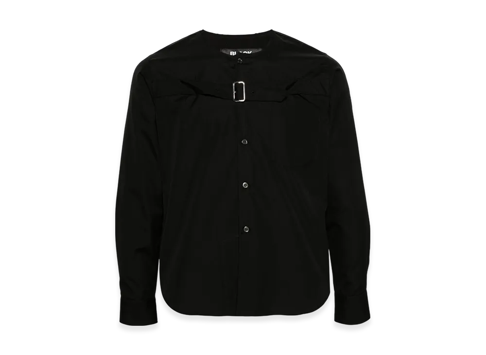 BLACK COMME des GARCONS Buckle Detail Shirt "Black"