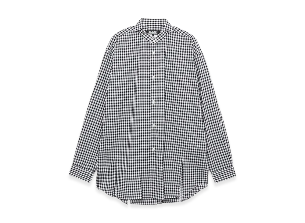 BLACK COMME des GARCONS Gingham Check Tee "Black"
