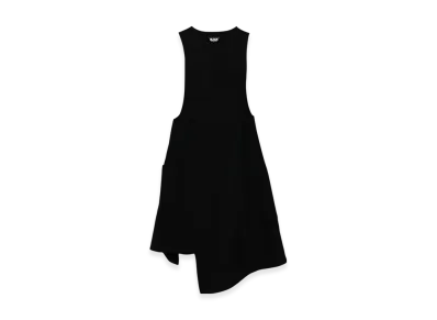 BLACK COMME des GARCONS Asymmetric Dress "Silver"