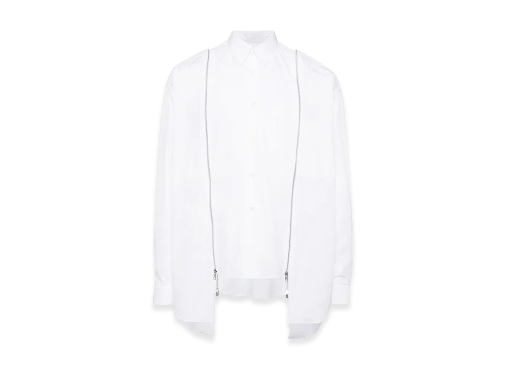 BLACK COMME des GARCONS Zip Shirt "Red"