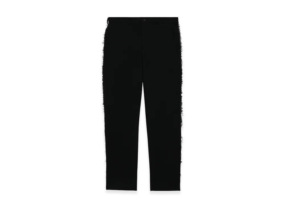 BLACK COMME des GARCONS Mid-Rise Straight Pants "Black"