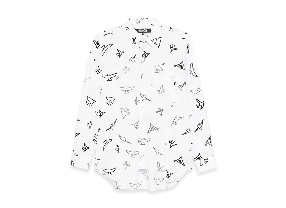 BLACK COMME des GARCONS Print Shirt "Black"