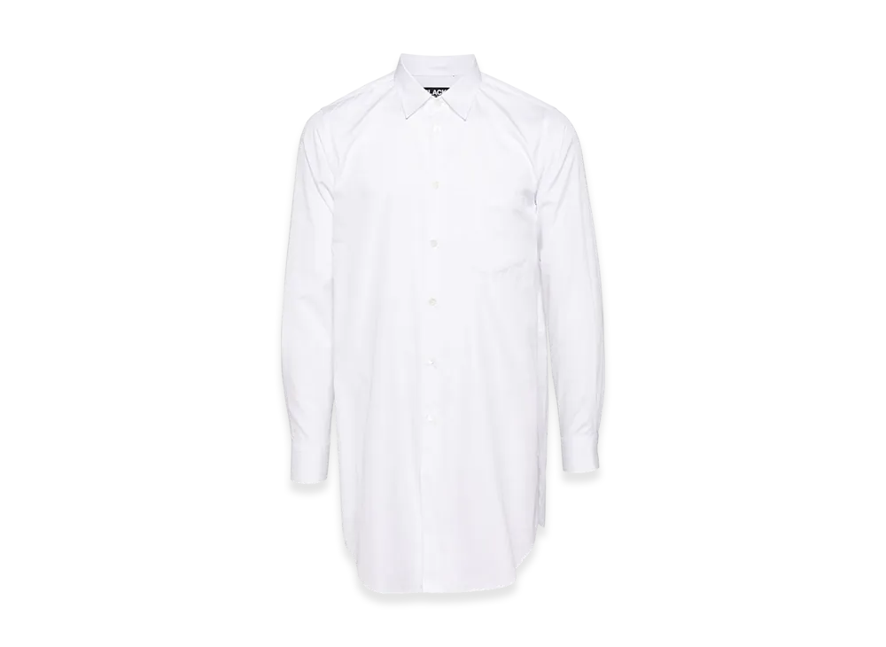 BLACK COMME des GARCONS Side Slit Shirt "Black"