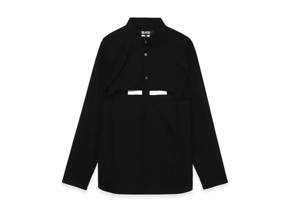 BLACK COMME des GARCONS Cut-Out Shirt "Black"