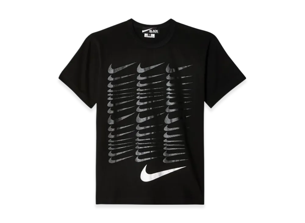 BLACK COMME des GARCONS x Nike Print Tee "Black"