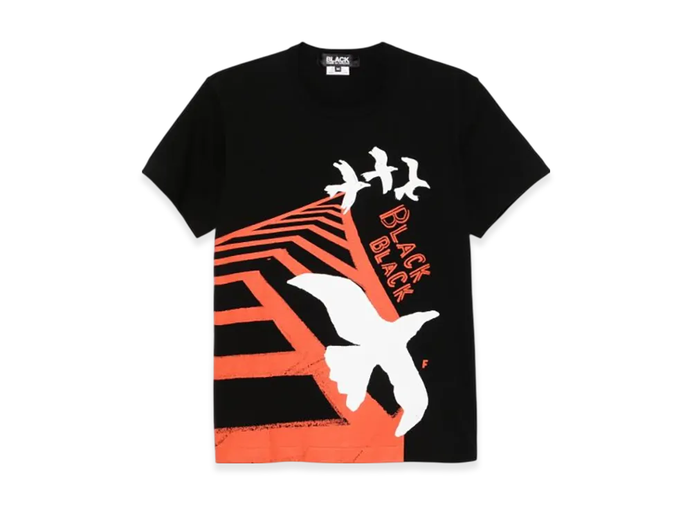 BLACK COMME des GARCONS Print Tee "Black"