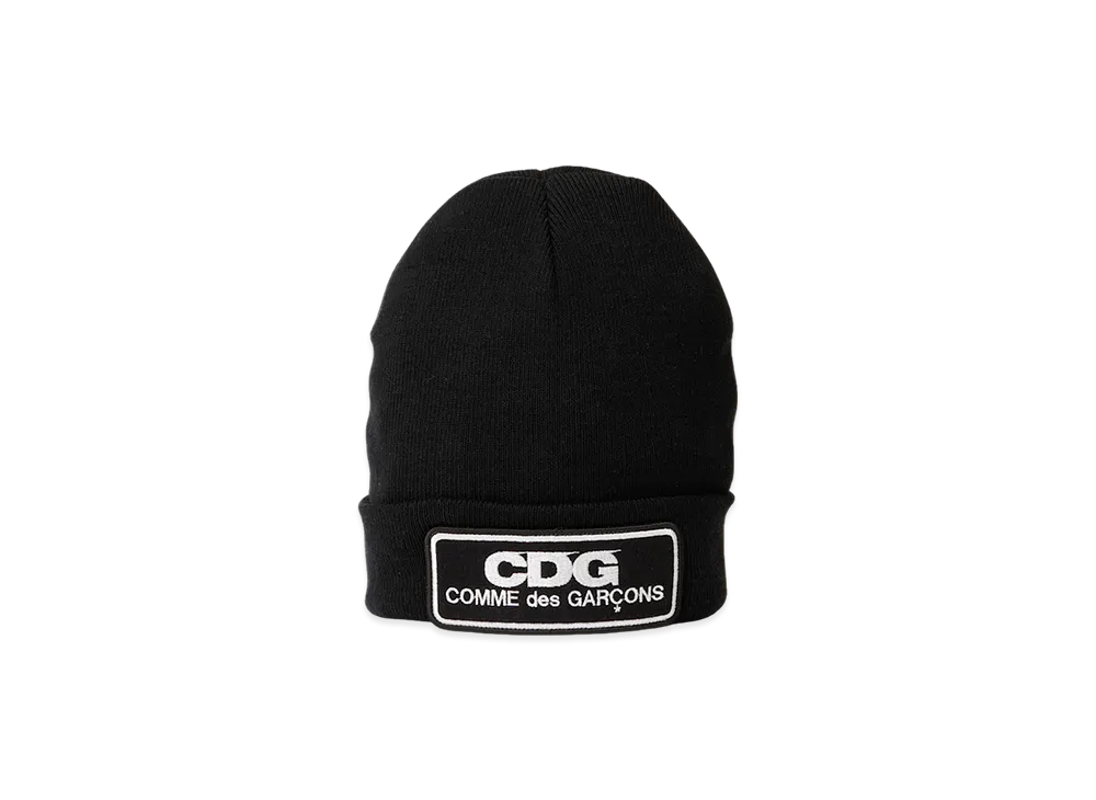 COMME des GARCONS CDG Logo Patch Beanie "Black"