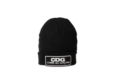 COMME des GARCONS CDG Logo Patch Beanie "Black"