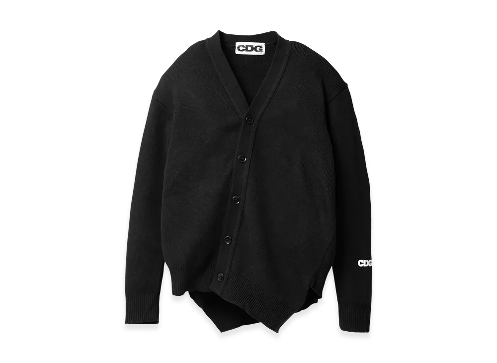 COMME des GARCONS CDG Bias Cardigan "Black"