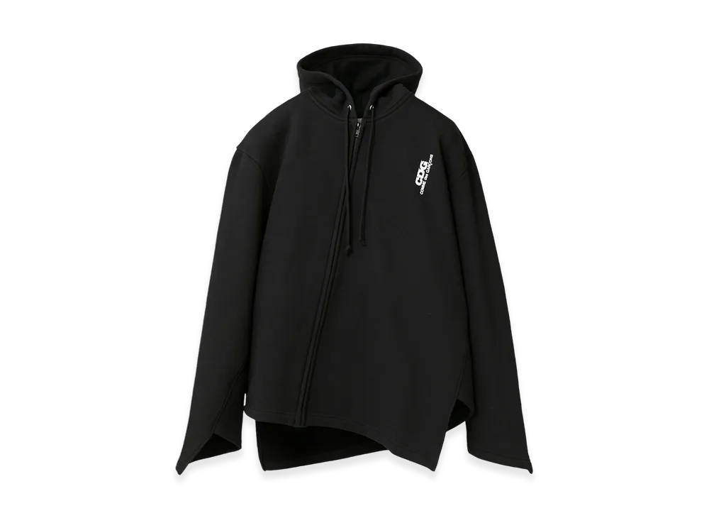 COMME des GARCONS CDG Bias Hooded Sweatshirt "Black"