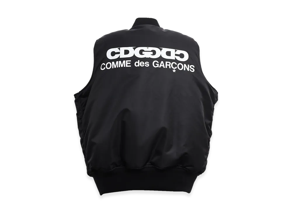 COMME des GARCONS CDG x Alpha MA-1 Vest "Black"