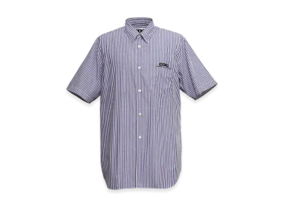 COMME des GARCONS CDG Classic Shirt with Short Sleeve "Blue Stripe"