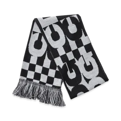 COMME des GARCONS CDG Knit Stole Black & White Checkered "Black"