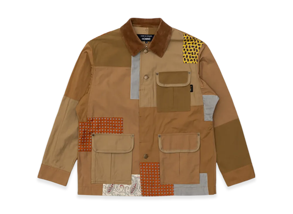 COMME des GARCONS HOMME Cotton Nylon Back Satin "Beige/Mix"