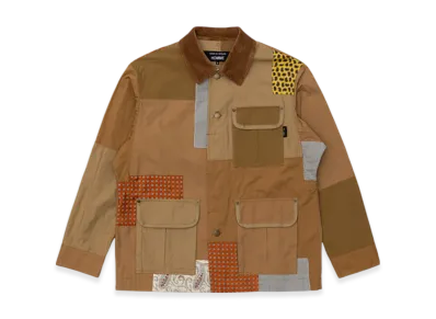 COMME des GARCONS HOMME Cotton Nylon Back Satin "Beige/Mix"