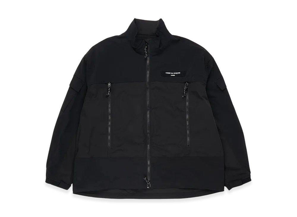 COMME des GARCONS HOMME Logo Print Zip Jacket "Black "