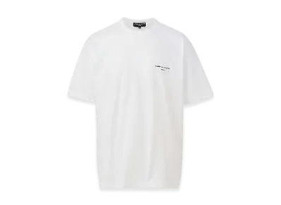 COMME des GARCONS HOMME Cotton Jersey Product Print T-shirt "White"