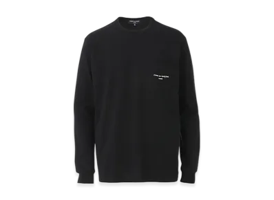 COMME des GARCONS HOMME Cotton Jersey Product Print L/S T-shirt "Black"