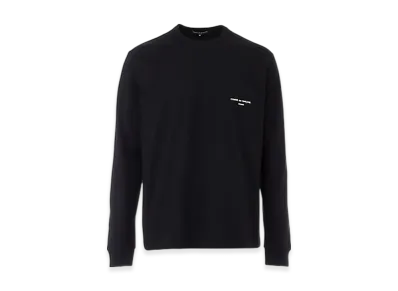 COMME des GARCONS HOMME Logo Print Long Sleeve T-shirt "Black"