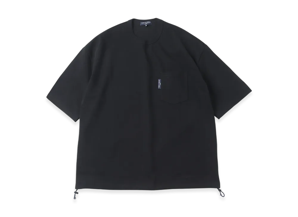 COMME des GARCONS HOMME Cotton Jersey Short Sleeve T-shirt "Black"