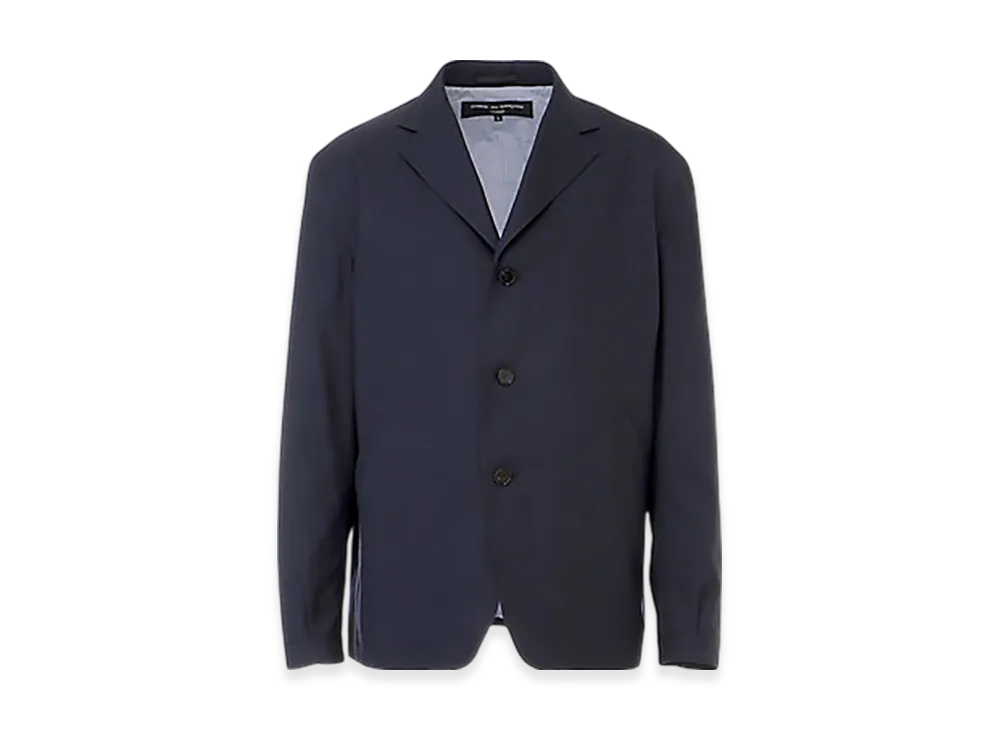 COMME des GARCONS HOMME Wool Tropical Jacket "Navy"