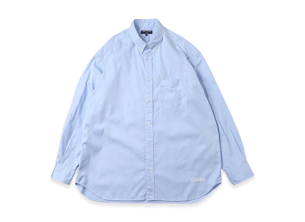 COMME des GARCONS HOMME Cotton Pinpoint Ox Shirt "Sax"